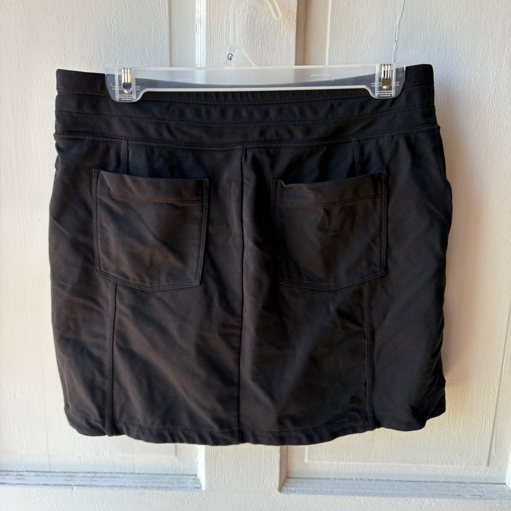 Athleta Metro Skirt Skort Womens S Black Activewear Pockets Gorpcore Tennis Golf - Picture 7 of 12